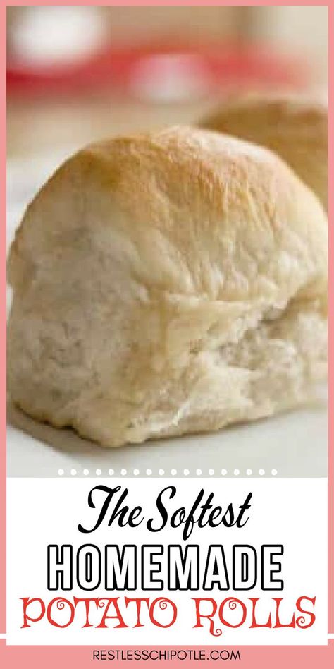 Amish Milk Bread, Dehydrated Potato Flakes, Potato Dinner Rolls, Country White Bread, Potato Rolls Recipe, Make Homemade Bread, Chipotle Recipes, Restless Chipotle, Potato Rolls