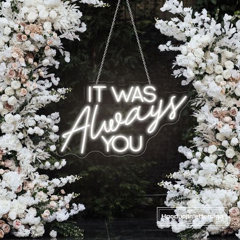 #WeddingNeonSigns #WeddingDecor #CustomNeonSigns #UniqueLighting Candle Table Runner, Engagement Backdrop, Photo Backdrop Birthday, Greenery Wedding Decor, Backdrop Wall, Christmas Runner, Wall Home Decor, Table Runners Wedding, Blue Ice