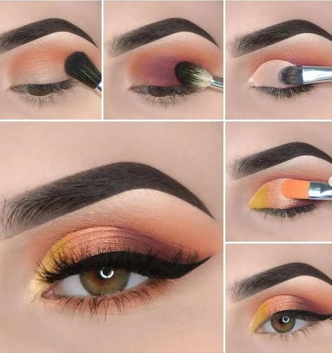 How to draw eyeshadow makeup tutorials step by step? - Lilyart Eyeshadow Drawing, Makeup Concert, Make Up Designs, Mekap Mata, Makeup Pictorial, Makeup Tip, Makeup Tutorial Eyeshadow, Power Of Makeup, Smink Inspiration