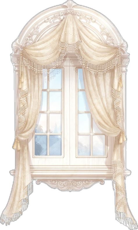 Window Background Drawing, Window With Curtains Drawing, Remodeling Kitchen Ideas, Kitchen Ideas Gray Cabinets, Curtain Drawing, Kitchen Ideas Remodeling, Kitchen Ideas Gray, Gfx Design, Victorian Paintings