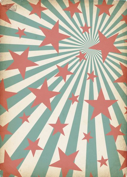 Stars Retro Numbers, Easy Background, Ipod Wallpaper, Vintage Backgrounds, Retro Stars, Vintage Circus Posters, Carnival Art, Handy Wallpaper, Vintage Stars