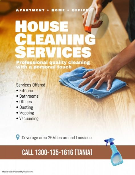 House Cleaning Services Flyer Poster Template | PosterMyWall Cleaning Services Flyer, Cleaning Services Prices, Cleaning Flyers, Cleaning Service Flyer, Bedroom Cleaning, Enamel Dutch Oven, Professional House Cleaning, Domestic Cleaning, Flyer Free