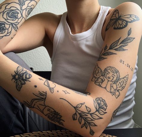 Tato Maori, Many Tattoos, Elbow Tattoos, Geniale Tattoos, Arm Tattoos For Women, Discreet Tattoos, Aesthetic Tattoo, Sleeve Tattoos For Women, Dope Tattoos