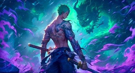 Zoro One Piece Landscape, Fortnite Ideas, Concept Landscape, Angel Hierarchy, Draw Men, Anime 2023, Xiaomi Wallpapers, Hd Dark Wallpapers, رورونوا زورو