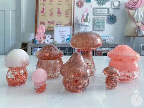 Mushroom Jar, Mushroom Forest, Art Resin, My Office, Happily Ever After, Ever After, Resin Art, Epoxy Resin, This Year