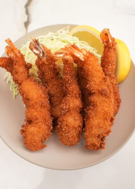 Panko Shrimp Panko Shrimp, Cj Eats, Tempura Recipe, Coconut Shrimp Recipes, Breaded Shrimp, Shrimp Tempura, Recipe Page, Zucchini Fries, Panko Bread Crumbs