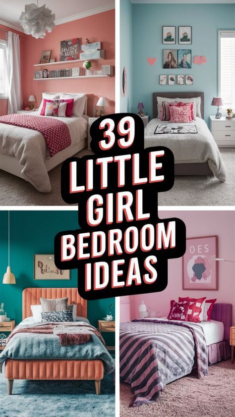 Transform your little girl's room into a fairy-tale retreat with these 39 enchanting bedroom ideas. Seven Year Old Bedroom Ideas, Childrens Bedrooms Girls Ideas, Little Kid Bedroom Ideas Girl, Girl Room Color Ideas, Girls Fairy Bedroom, Ideas For Girls Bedroom, Girl Bedroom Designs For Kids, Enchanting Bedroom, Girls Room Colors