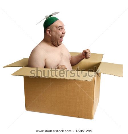 An adult male in his 30's playing airplane in an old cardboard box. - stock photo Stock Photos Funny, Hard Ware, Funny Photos, Pose Reference, Projector, Microsoft, Paradise, Serum, Active Wear