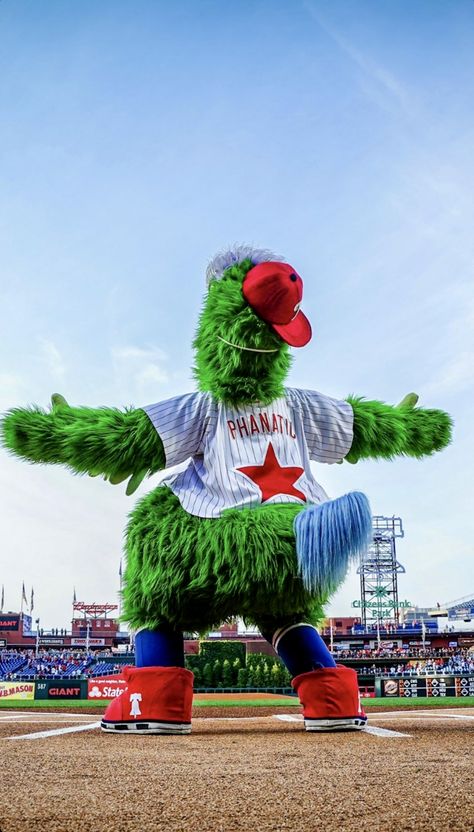 Philadelphia Sports Wallpaper, Phillies Aesthetic, Philadelphia Wallpaper, Phillie Phanatic, Baseball Memes, Phone Decorations, Philly Sports, Philadelphia Sports, Phillies Baseball