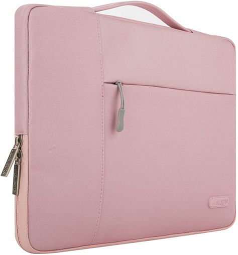 MOSISO Polyester Fabric Multifunctional Sleeve Briefcase Handbag Case Cover for 13-13.3 Inch Laptop, Notebook, MacBook Air/Pro, Pink: Amazon.co.uk: Computers & Accessories Macbook Cover Stickers, Handbag Case, Chromebook Case, Laptop Bag Case, Macbook Cover, Travel Bag Set, Laptop Pouch, Cover Stickers, Yangzhou