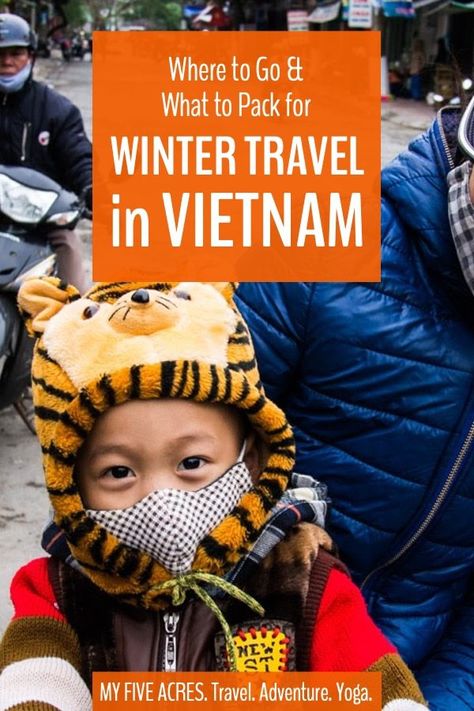 What’s it like to travel in winter in Vietnam? We share where to go and what to pack for a perfect trip. Vietnam Winter Outfit, Vietnam Outfit Travel, Vietnam Outfit, Travel In Winter, Renee Roaming, Trip To Vietnam, Vietnam Destinations, Vietnam Itinerary, Vietnam Travel Guide