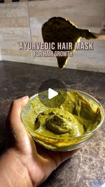 Cathy • Natural Hair on Instagram: "DON’T use this mask if you don’t want Extreme Hair Growth 🤷🏾‍♀️ It left my curls super defined and feeling strong🔥🔥🔥  The INGREDIENTS I used in this mask: 🌱 AMLA POWDER (Reduces hair fall) 🌱 NEEM POWDER (Strengthens hair follicles)  🌱 MORINGA POWDER (Improves blood circulation to the scalp) 🌱 LUKEWARM WATER 🌱 COCONUT OIL (forgot to record this step, but you shouldn’t forget to add oils to the mask)  The good thing about all these ingredients is that they can be taken internally to improve overall health and hair health ✨  Please use an old shirt when doing this cos it gets messy😂  Will you be trying this mask? 👀Let me know down below 👇🏾   #naturalhair #ayurvedichairmask #ayurvedicherbs #diyhairmask #hairgrowthmask #hairgrowthtips #naturalha Neem Hair Mask For Hair Growth, Amla Powder Hair Mask, Amla Powder Hair, Amla Powder, Neem Powder, Extreme Hair Growth, Boo Thang, Moringa Powder, Natural Hair Diy