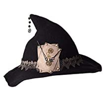 Check this out on Amazon 5k Costume, Mardi Gras Hat, Witch Hats Costume, Mardi Gras Hats, Witch Style, Steampunk Top Hat, Black Witch Hat, Gothic Girl, Steampunk Women