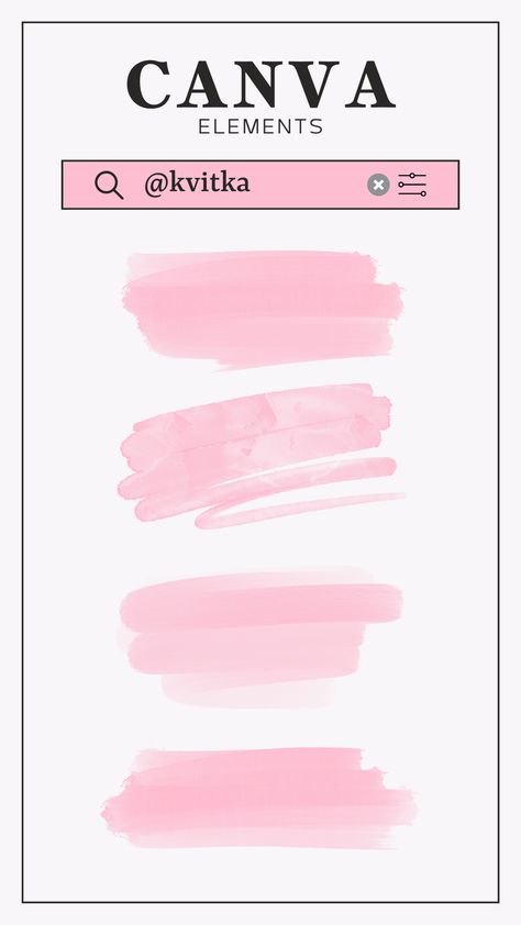 Pink Brushstroke Paint Canva Elements Keyword 3delement #visualelements #canvabrandcode #canvasearchkeyword #elementramadan Canva Secrets Elements, Canva Pink Elements, Canva Sticker, Canva Marketing, Pink Scrapbook, Canva Keywords, Scrapbook Letters, Keyword Elements Canva, Canva Fonts