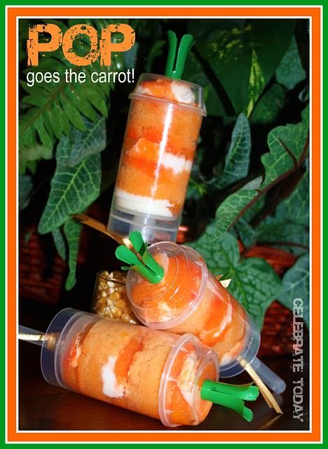 Push Pops Recipes, Push Pop Desserts, Push Cake, Cake Shooters, Cake Push Pops, Push Up Pops, Pop Cakes, Carrot Cupcake, Pop Ideas