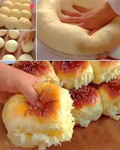 Soft & Fluffy Milk Brioche Rolls: The Perfect Companion to Your Morning Coffee – Easy Instant Recipes Brioche Recept, Milk Brioche, Brioche Rolls, Brioche Recipe, Protein Bread, Jamie Oliver Recipes, Brioche Bread, Yeast Rolls, Bun Recipe