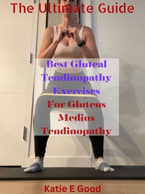 This is the ultimate guide to the best gluteal tendinopathy exercises for gluteus medius tendinopathy. Each of these glute exercises includes pictures of each exercise and explains exactly how to perform each exercise for best results. These exercises for gluteal tendinopathy will improve hip pain, glute pain, hip mobility and overall glute strength. Gluteal Tendinopathy Exercises, Glute Strengthening Exercises, Gluteal Tendinopathy, Greater Trochanteric Pain Syndrome, Hip Abductor Exercises, Gluteus Medius Exercises, Activate Glutes, Glute Strengthening, Hip Abduction