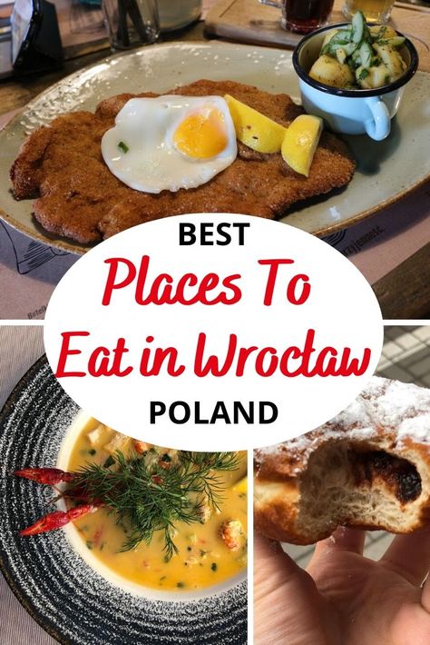 Looking for the best places to eat in Wroclaw? Check out this list of restaurants in Wroclaw: from high-end restaurants to milk bars, we've covered it all. Warsaw Poland Restaurants, Easy Travel Food, Poland Vacation, Travel Outfit Spring, Poland Food, Travel Poland, Polish Heritage, Food Advice, Wroclaw Poland