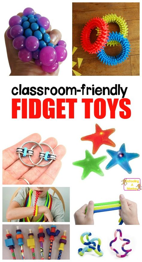 Kids with ADHD NEED to move. Use these classroom-friendly fidget toys for ADHD to help them concentrate and focus in the classroom and at home. Parenting Therapy, Parenting Podcasts, Fidget Tools, Diy Fidget Toys, Fidget Quilt, School Counseling, Sensory Activities, Decorating Blogs, Sensory Toys