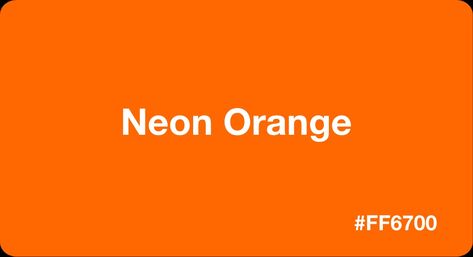 Neon orange color is a beautiful color. If you go out at night with a neon orange cauldron, it is tough not to be noticed. Orange Color Code, Orange Hex, Pantone Orange, Merchandise Ideas, Vintage Retro Clothing, Perfect Dark, Orange Neon, Vintage Neon, Color Codes