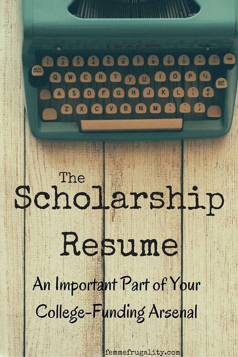 Find out what a scholarship resume is, and why it's so important when you're trying to secure funding for college. Scholarship Resume, College Expenses, Financial Aid For College, Scholarship Essay, College Planning, Online College, College Essay, Good Essay, Scholarships For College