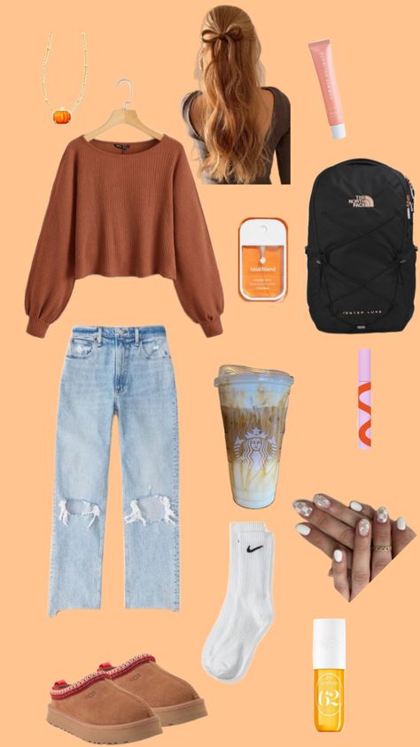 Fall that girl fit Teen Girl Outfit Inspo Fall, Fall Teen Outfits, Teen Girl Fall Outfits, Fall Outfits For Teens, Fall Outfits Teenage Girl, Fall Outfits School, Teen Fall Outfits, Thanksgiving Fits, Fall Outfits For Teen Girls