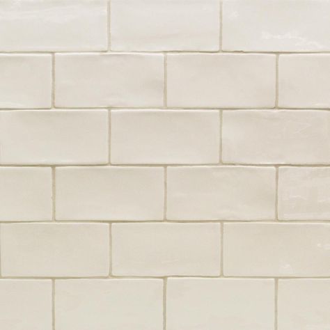 Ivy Hill Tile Catalina Vanilla 3 in. x 6 in. x 8 mm Polished Ceramic Subway Wall Tile (5.38 sq.ft./case) - EXT3RD101720 - The Home Depot Transitional Tile, Cleaning Ceramic Tiles, Affordable Tile, Cleaning Tile Floors, Tiles For Wall, Polish Ceramics, Classic Tile, Splashback Tiles, Ceramic Subway Tile