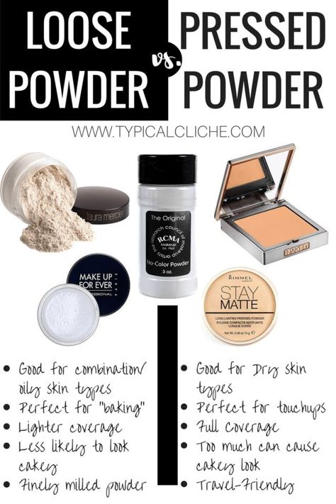 Setting Powder For Oily Skin, Teknik Makeup, Maquillage On Fleek, Oily Skin Care Routine, Makeup Help, Makeup Guide, Oily Skin Care, Makeup For Beginners, Drugstore Makeup