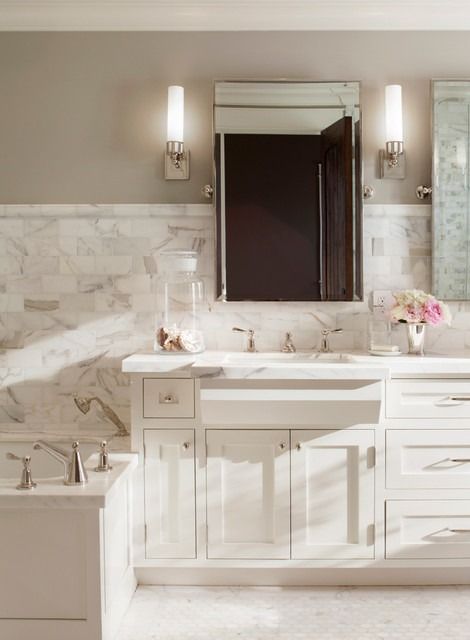 12 Tried-and-True Paint Colors for Your Walls Calacatta Tile Bathroom, Revere Pewter Paint, Calacatta Tile, Taupe Bathroom, Bathroom Traditional, Marble Bathroom Floor, Victorian Living Room, Calacatta Gold Marble, Marble Collection