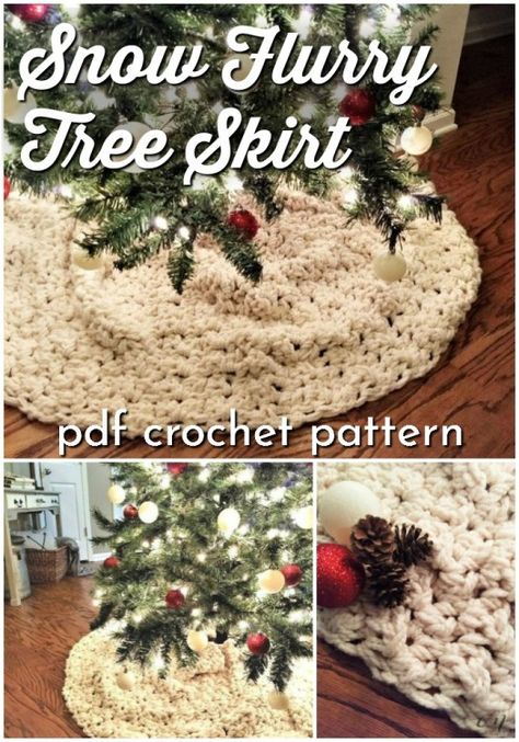 Free Crochet Christmas Tree Skirt, Crochet Christmas Tree Skirt Pattern, Christmas Tree Skirt Patterns, Tree Skirt Crochet, Crochet Christmas Tree Skirt, Christmas Tree Skirt Crochet Pattern, Christmas Tree Skirt Pattern, Rustic Tree Skirt, Crochet Tree Skirt