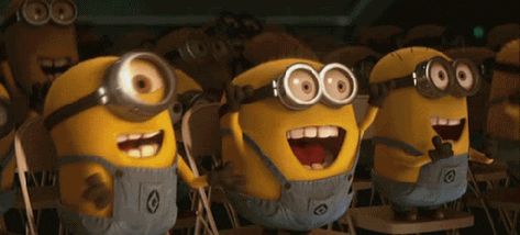 #getyousome #itshippie #hippiestuff #stayliftedyoubitches Excited Gif, Minion Humour, Minion Gif, The Minions, Minion Pictures, Minion Jokes, Happy Gif, Minions Despicable Me, Adam Sandler