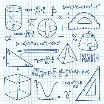 Classroom for mathematics learning | Free Vector Trigonometry Functions, Doodle Maths, Mathematical Formulas, Education Background, Formula Chart, Elementary Activities, Math Formulas, Education Organization, Trigonometry