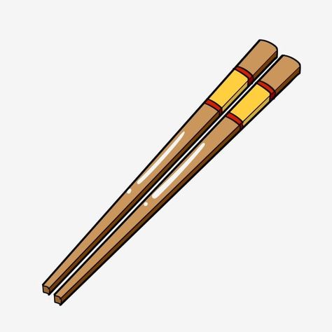 Chopstick Illustration, Chopsticks Drawing, Chopstick Tattoo, Chopsticks Illustration, Locker Stickers, Chopsticks Design, Stranger Things Funko Pop, Watercolor Branding, Boat Illustration