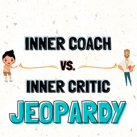 Help kids learn how to defeat their inner critic with this no-prep, inner coach vs. inner critic jeopardy PowerPoint game! This game can easily be used for teletherapy or in person. Features: - Editable text in slides - Hyperlinked buttons in slides - Category point buttons disappear once clicked - Each category has a page of "suggested questions" at the end of the PowerPoint so that the game can be tailored to each student/client Category Topics Flip the thought! Inner Coach Inner Critic Occupational Therapy Activity, Regulation Activities, Emotional Regulation Activities, Question Box, Jeopardy Game, Occupational Therapy Activities, Powerpoint Games, Inner Critic, Emotional Regulation