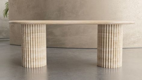 Travertine Dinner Table, Coffee Factory, Travertine Dining Table, Dining Table Size, Travertine Table, Dining Table Sizes, Table Marble, Travertine Coffee Table, Family Table