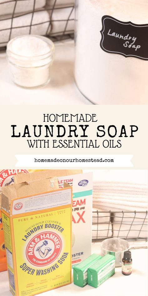 Homemade Essentials, Powder Laundry Soap, Laundry Soap Recipe, Homemade Laundry Soap, Diy Detergent, Diy Laundry Soap, Homemade Detergent, Laundry Detergent Recipe, Detergent Recipe