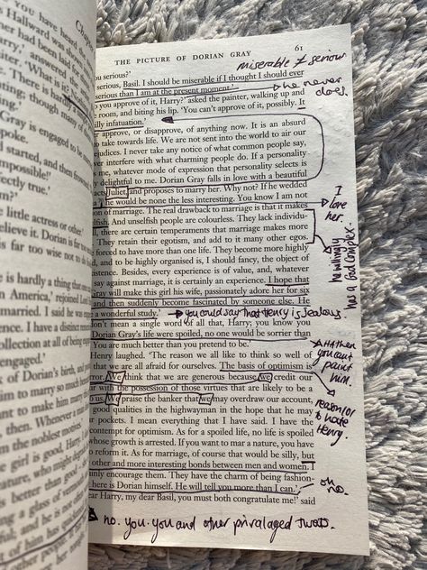 Dorian Gray Book, Annotation Tips, Book Annotation Tips, Annotation Ideas, Book Annotating, Books Annotations, Dorian Grey, Annotating Books, Annotated Books