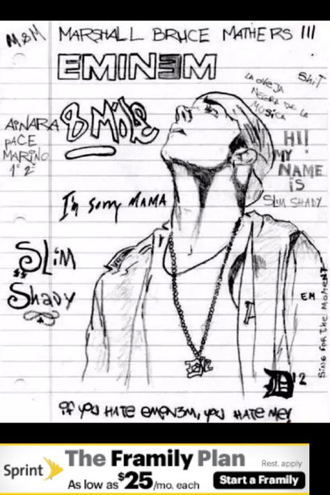 Cool eminem drawing Eminem Tattoo, Eminem Drawing, Eminem Poster, Eminem Funny, Eminem Songs, Eminem Wallpapers, Eminem Quotes, Hip Problems, Eminem Photos