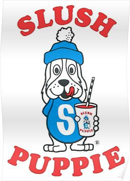 slush puppy Posters Slush Puppy, Red White, Red, Blue, White