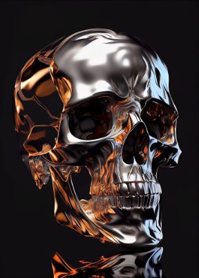 Chrome Skull, Skull Reference, Chrome Design, Beast Wallpaper, Skull Painting, Skull Artwork, Art Gallery Wallpaper, Abstract Face, Group Of People