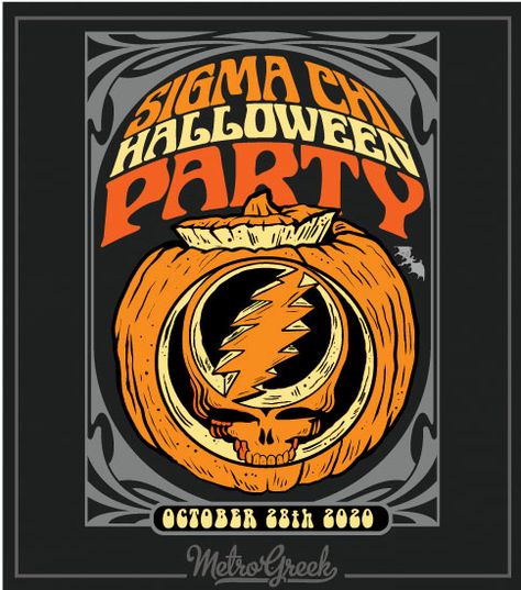 Fraternity Halloween Banners, Halloween Fraternity Shirt, Frat Painting, Frat Banner, Sam Halloween, Halloween Party Design, Pr Ideas, Sorority Banner, Halloween Social