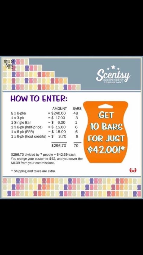 10 Scentsy Bar Special, Scentsy Bar Special, Scentsy Specials Personal Ideas, 10 Bar Special Scentsy, Scentsy 10 Bar Special, Scent Tips, Scentsy Consultant Marketing, Scentsy Hacks, Scentsy Posts