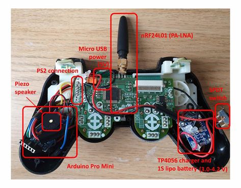 Big Arm Workout, Arduino Bluetooth, Rc Controller, Radio Control Diy, Radio Control Planes, Computer Projects, Technology Diy, Playstation Controller, Diy Tech