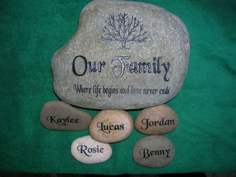 Rocks Garden, Walk Maker, Family Stone, Tree Quotes, The Family Stone, Painted Clay, Stone Engraving, Easter Religious, River Rocks