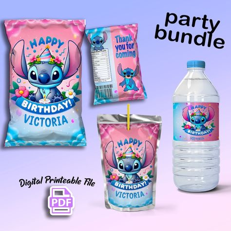 Lilo And Stitch Toys, Lilo And Stitch Characters, Stitch Party, Sleepover Birthday Parties, Stitch Toy, 9th Birthday Parties, Stitch Clothes, Disney Phone Wallpaper, Party Bundles