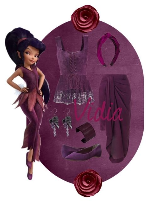 Vidia Inspired Outfits, Vidia Disneybound, Vidia Halloween Costume, Tinkerbell And Vidia Costume, Vidia Tinkerbell Costume, Tinkerbell Outfit Ideas, Vidia Costume, Vidia Tinkerbell, Disney Fairies Costumes