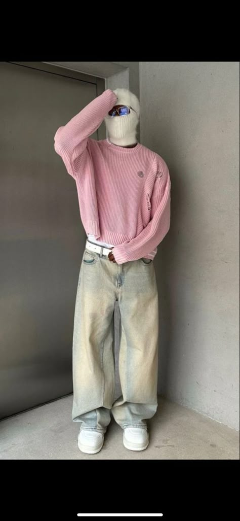 Creme Hoodie Outfit Men, Box T Shirt Outfit, Nyc Winter Outfits Street Style Men, Pastel Color Men Outfit, High School Outfits Male, Streetwear Fashion Men Y2k, Core Fashion Aesthetic Types, Streetwear Mode Men, Outfit Inspo Men Streetwear