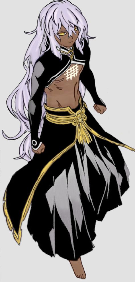 Twin Star Exorcist, Black Characters, Black Anime Characters, Character Design Male, Anime Character Drawing, Anime Oc, Anime Sketch, Dnd Characters, Character Outfits