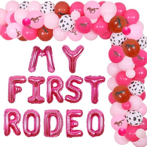 Pink Cowgirl First Birthday, My First Rodeo Birthday Decorations, Western 1st Birthday Party Girl, My 1st Rodeo Birthday Party Girl, First Rodeo Girl Birthday, 1st Rodeo Birthday Party Girl, My First Rodeo Party, My First Rodeo Birthday Girl, First Rodeo Birthday Party Girl