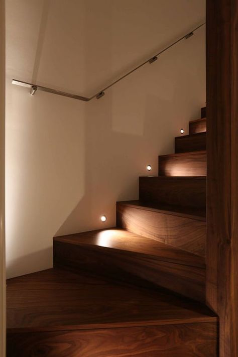 Optimizing Light: The Best Placements to Install Recessed Lighting Stairway Lighting Ideas, Stair Lights Indoor, Recessed Lighting Placement, Staircase Lighting Ideas, Stairs Lighting, Installing Recessed Lighting, Bathroom Recessed Lighting, Recess Lighting, Stairway Lighting